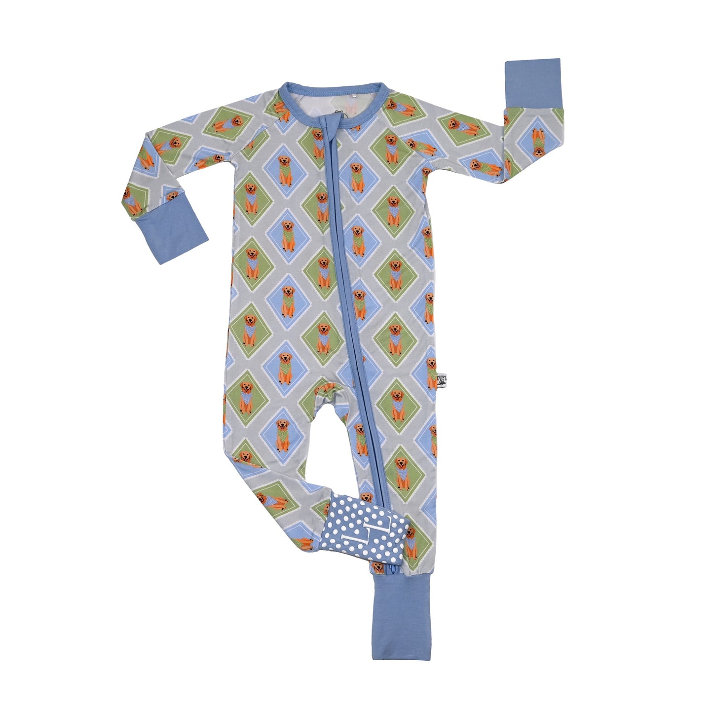 Boy’s Best Friend - Zip Up Footie