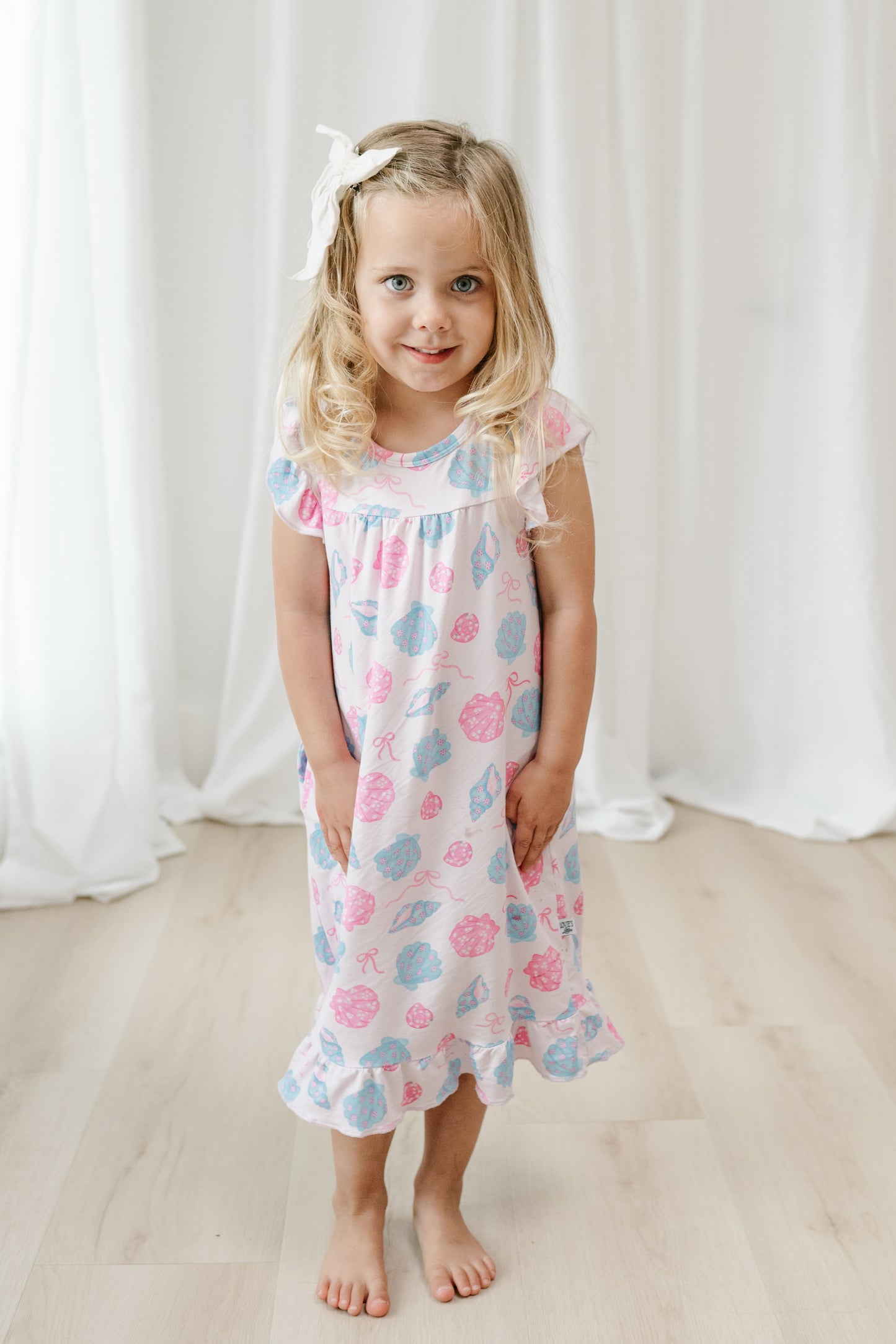 Seaside Shells- Girls Nightgown