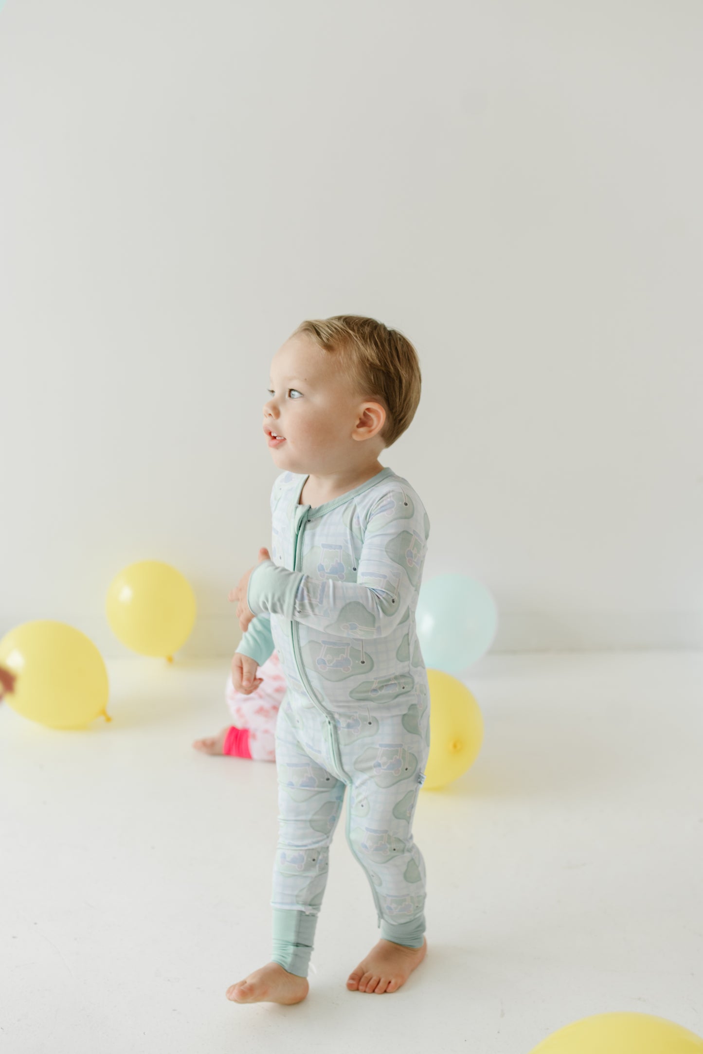 Hole in One - Zip Up Onesie