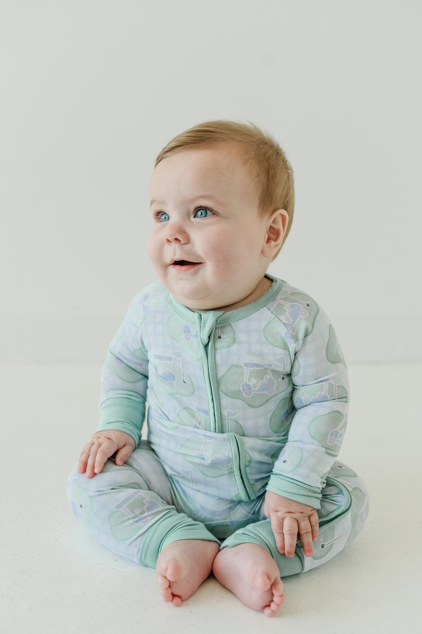 Hole in One - Zip Up Onesie