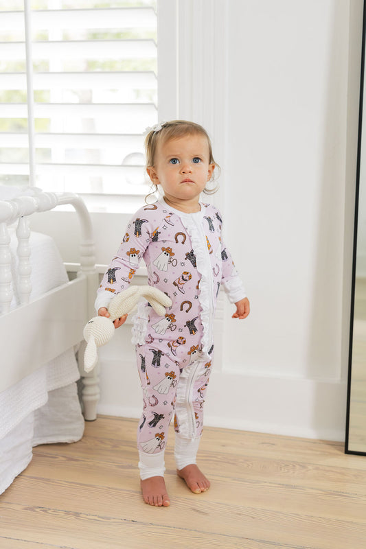 Boots & Boos - Girls Zip Up Footie