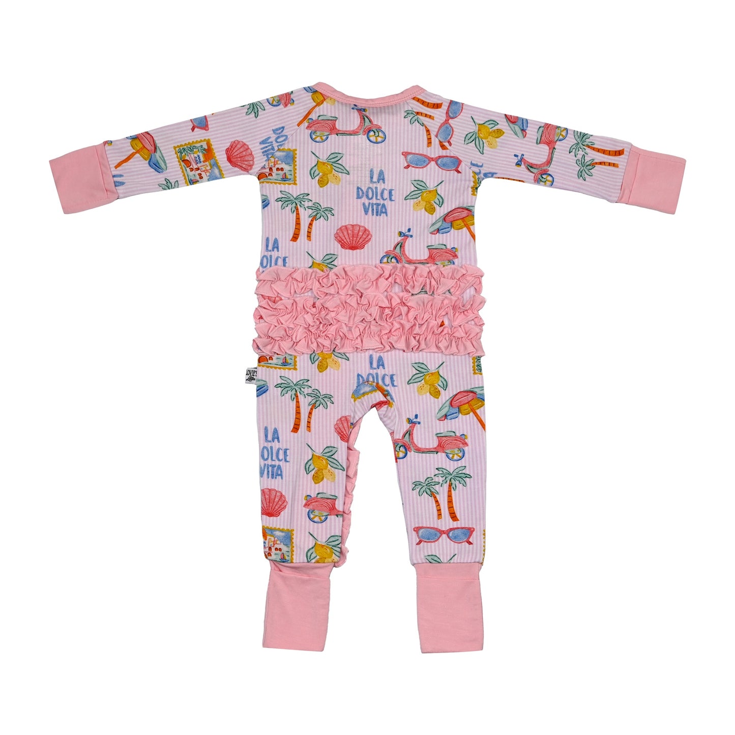 La Dolce Vita- Zip Up Footie