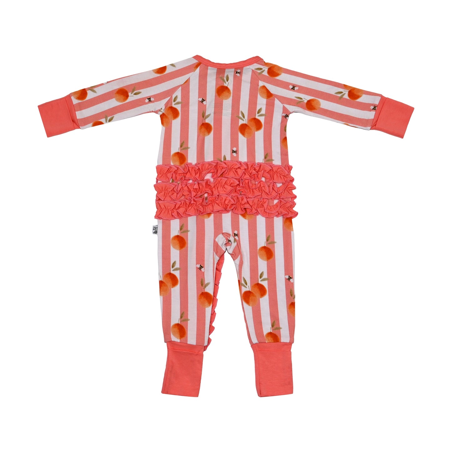 Little Clementine - Zip Up Footie