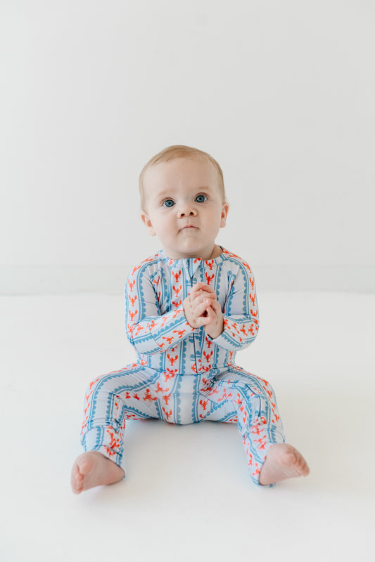 Coastal Catch - Zip up Footie