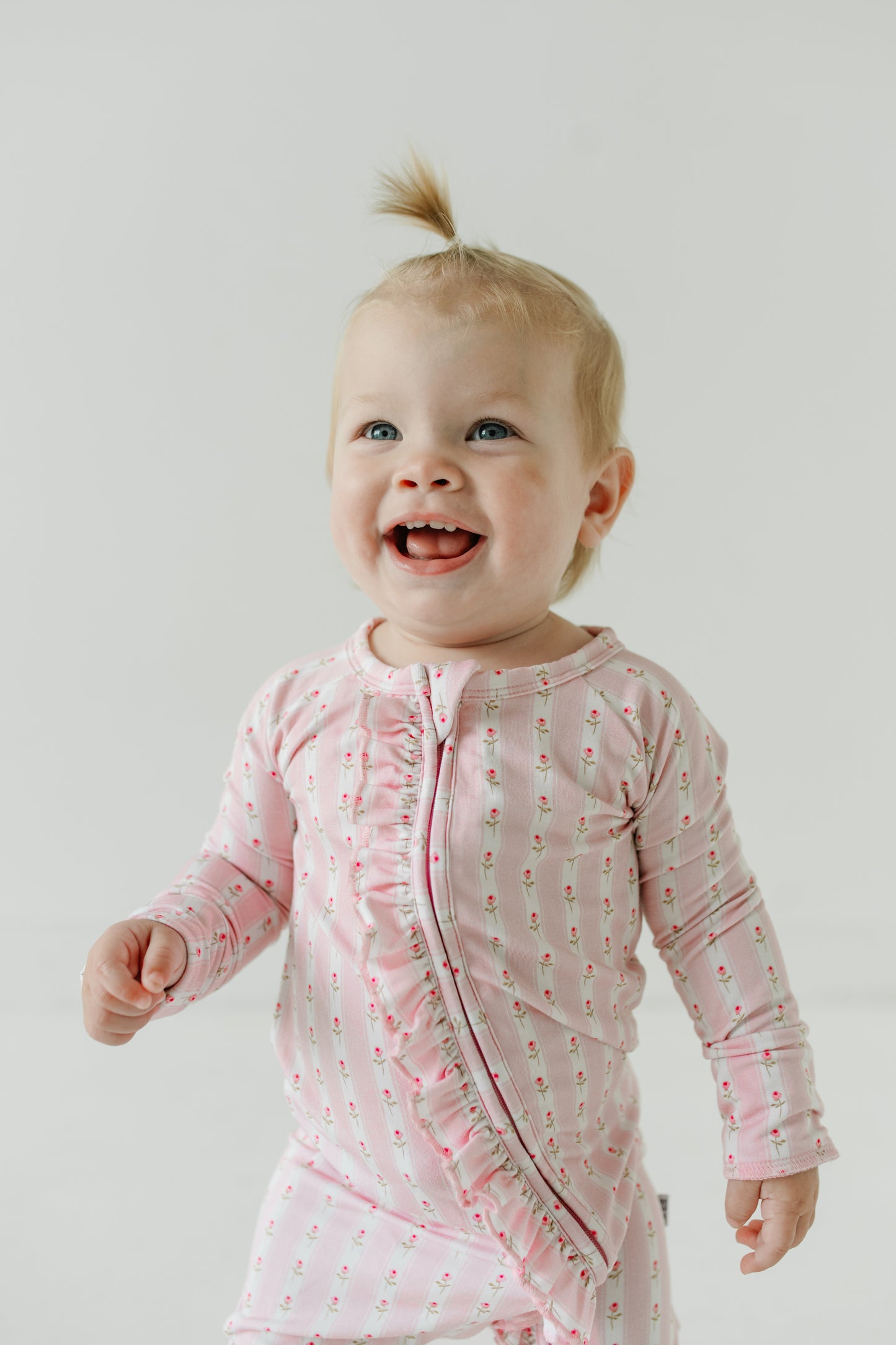 Roses - Zip Up Onesie (w/ Ruffles!)