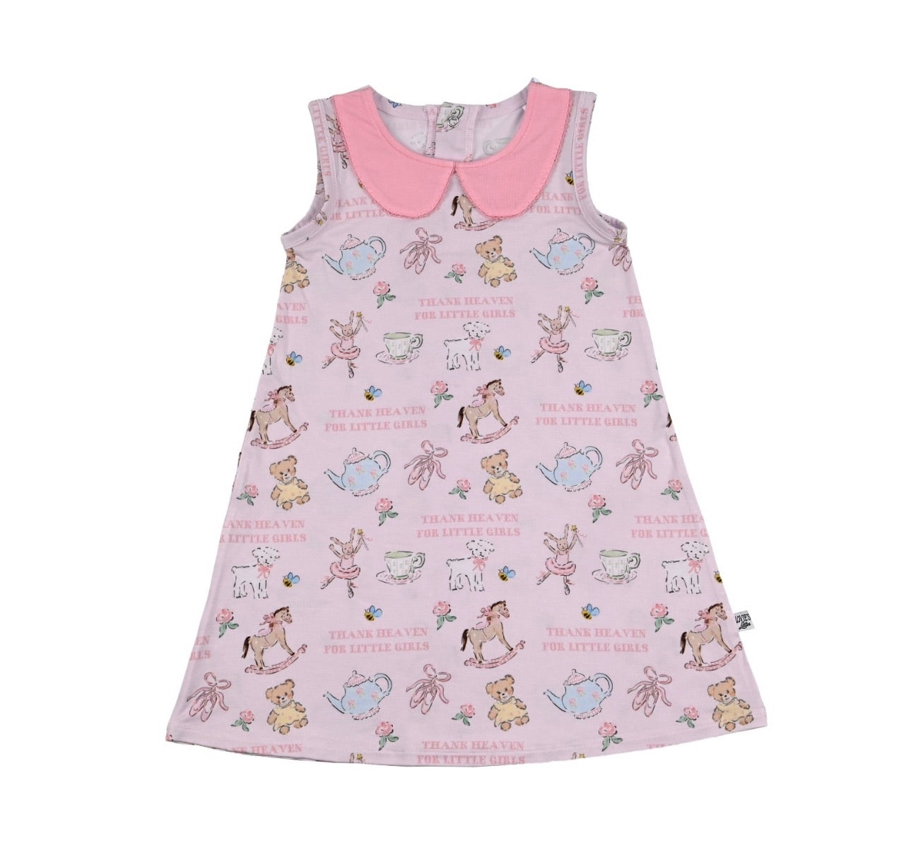 Thank Heaven for Little Girls- Collared Dress