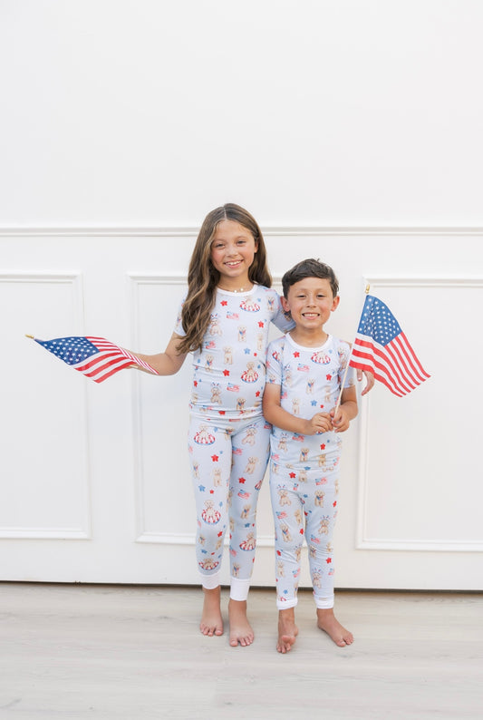 Red, White & Cuddly- Two Piece Set