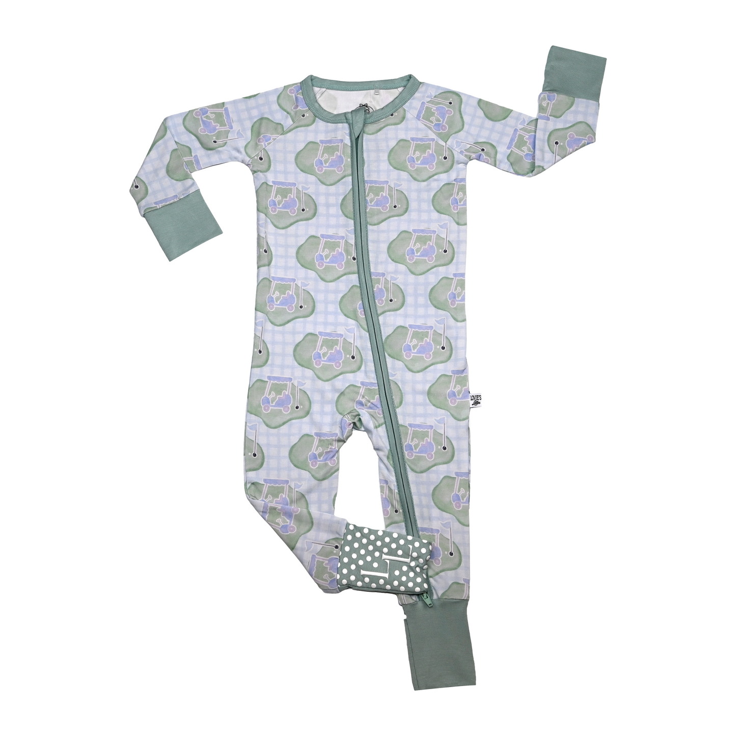 Hole in One - Zip Up Onesie