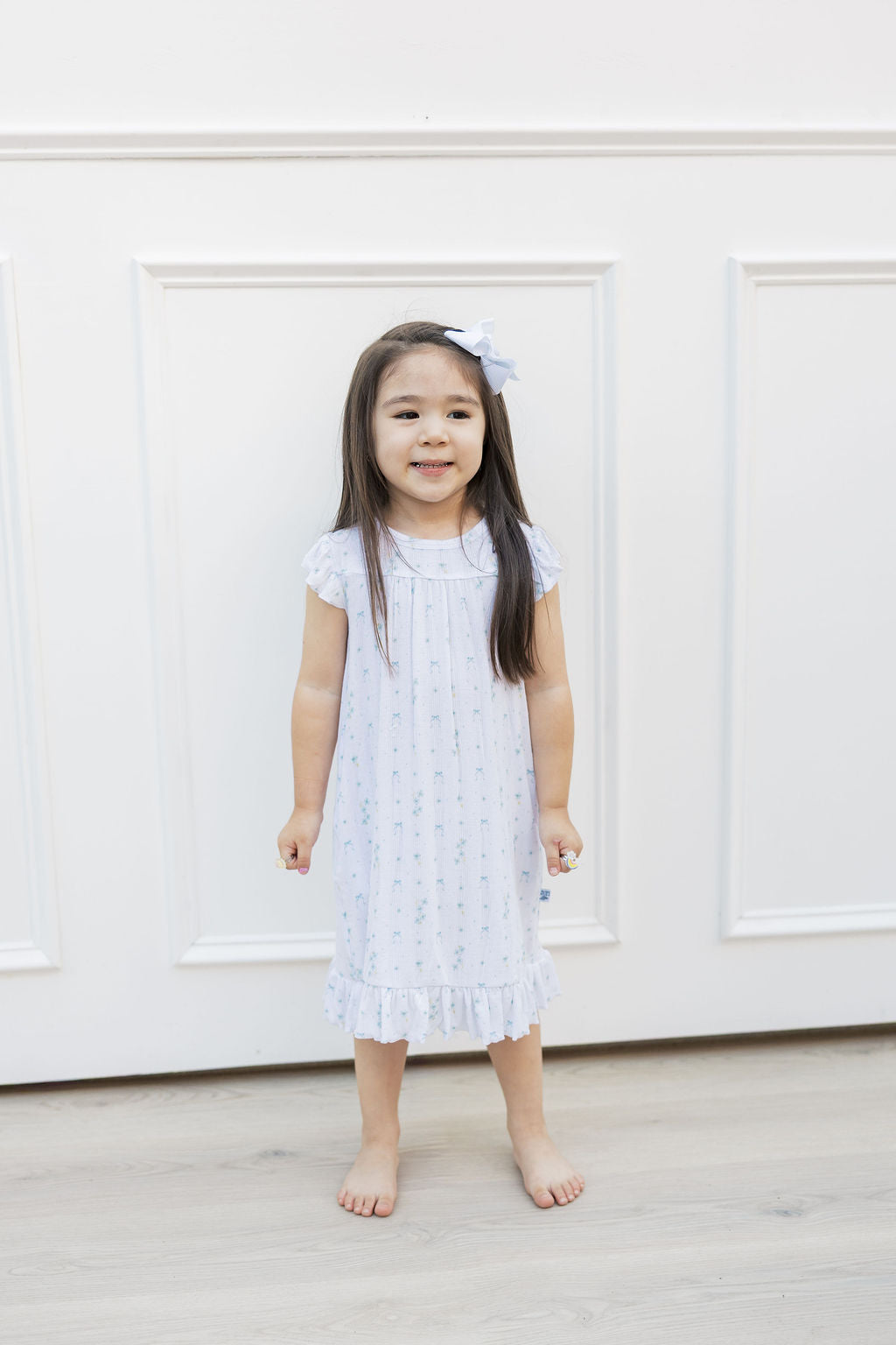 Blue Daisy Blooms- Girls Nightgown
