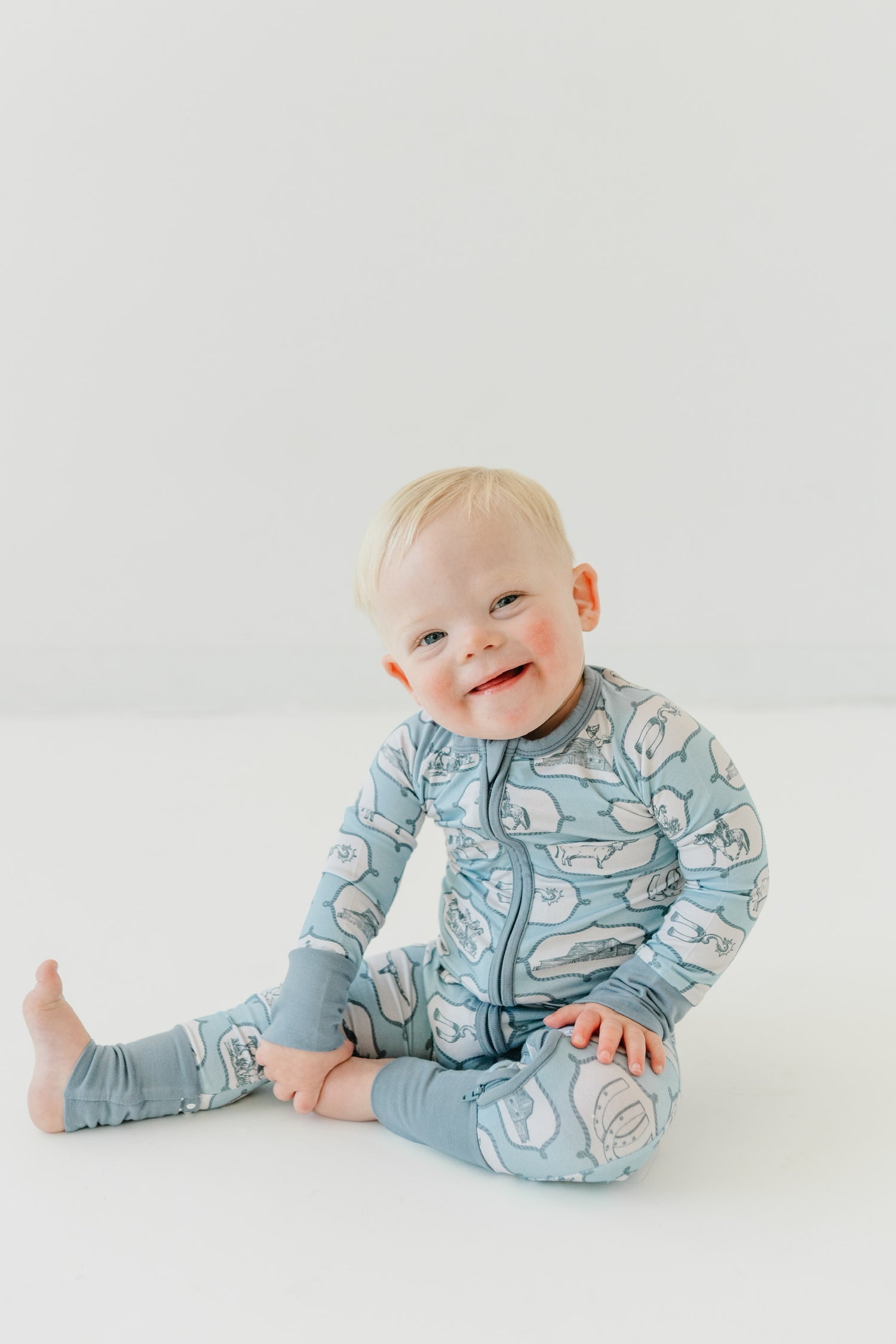 Bamboo Zip Up Convertible Footie Pajama