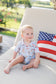 Red, White & Cuddly Polo Romper
