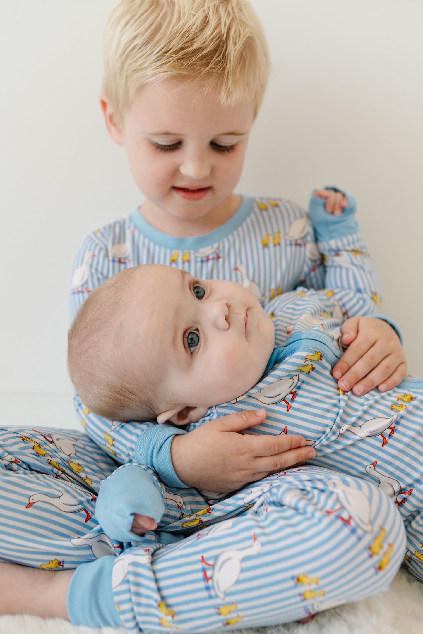 Duckies - Zip Up Onesie