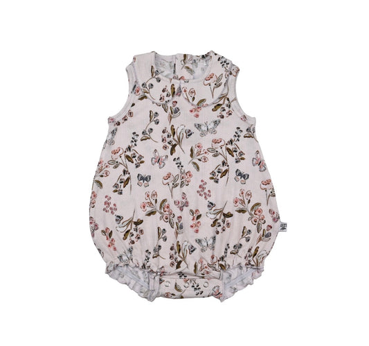 Pointelle Girlie Garden- Collared Bubble