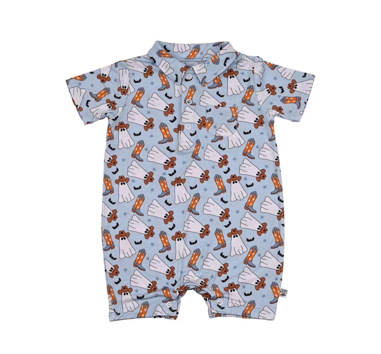 Boots & Boos- boys polo romper