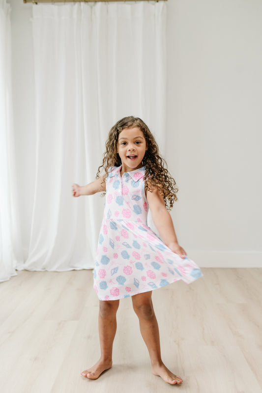 Seaside Shells- Tennis Dress