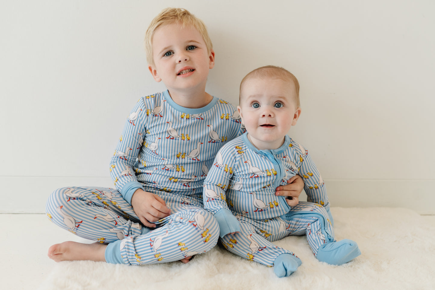 Duckies - Zip Up Onesie