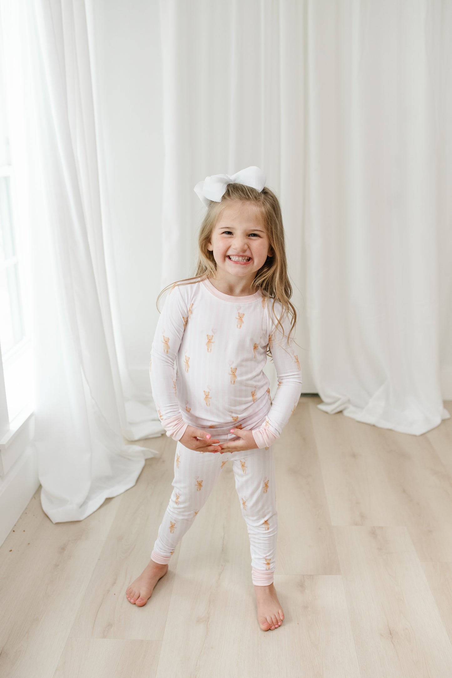 Pink Skies & Heart Ties- 2 piece set