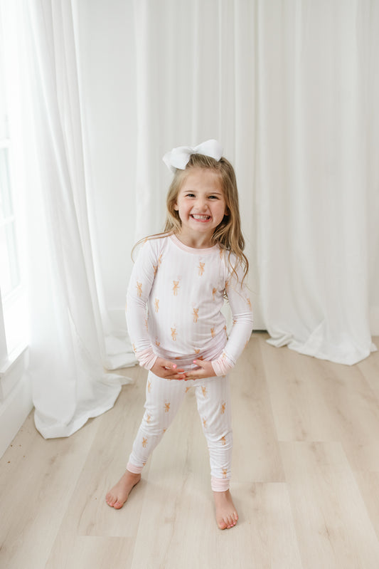 Pink Skies & Heart Ties- 2 piece set