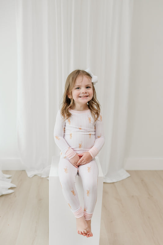 Pink Skies & Heart Ties- 2 piece set