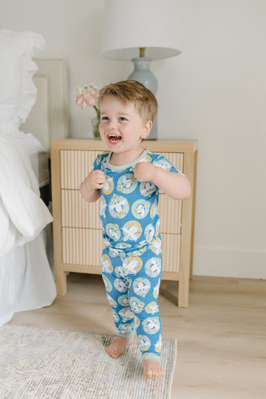 Pool Side Geese- Boys 2 piece set