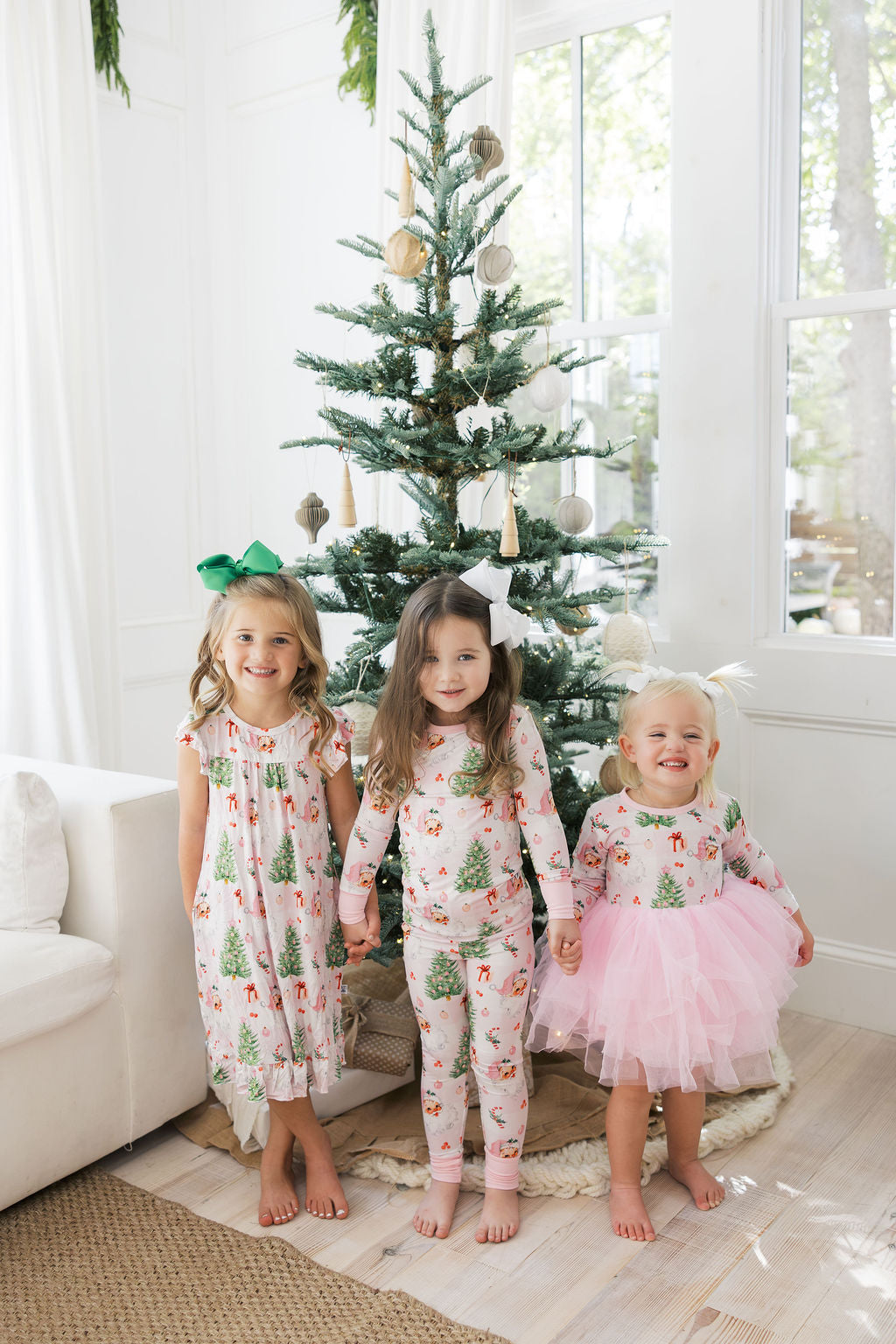 Pink Christmas- girls nightgown
