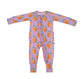 Citrus Summer- Zip Up Footie