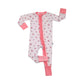 Floral Zip up Footie
