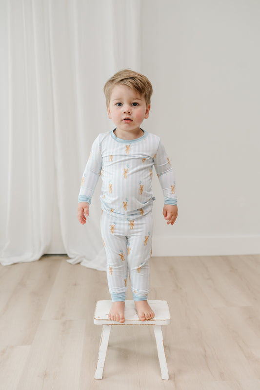 Blue Skies & Heart Ties- 2 piece set