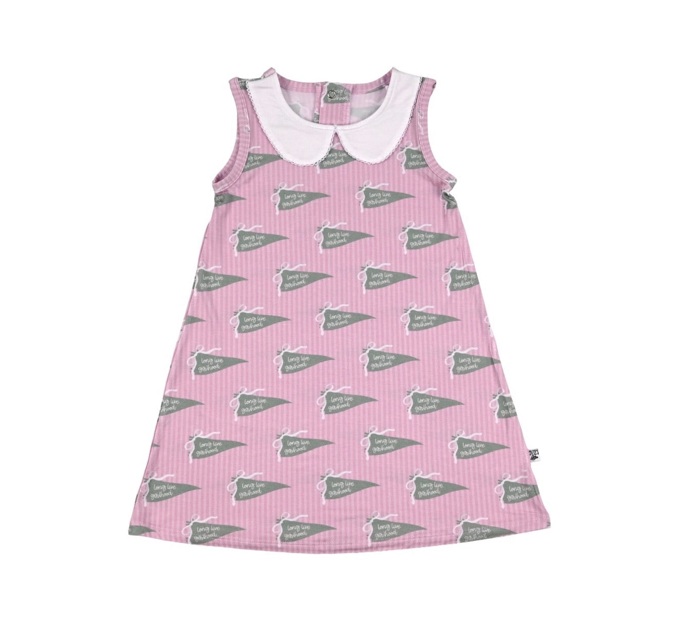 Long Live Girlhood- Collared Dress