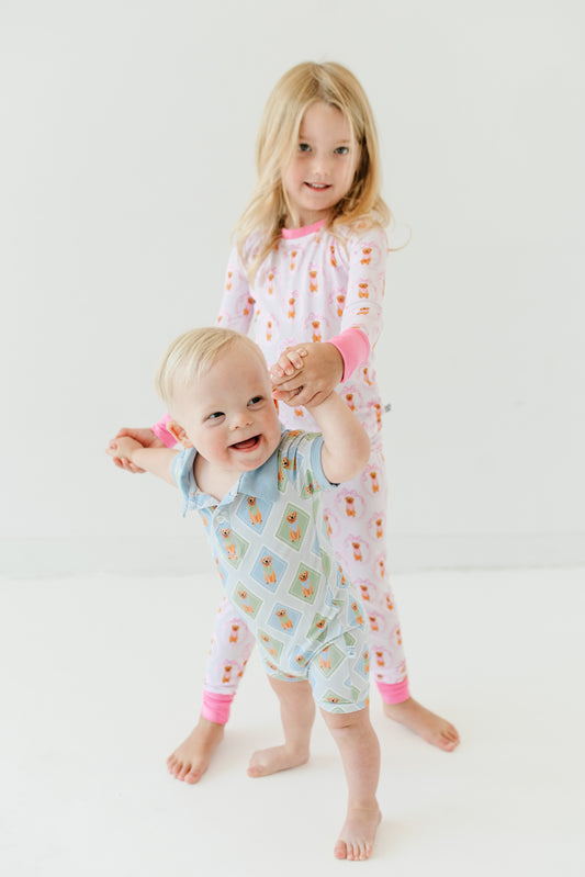 Boy's Best Friend - Boy's Polo Romper