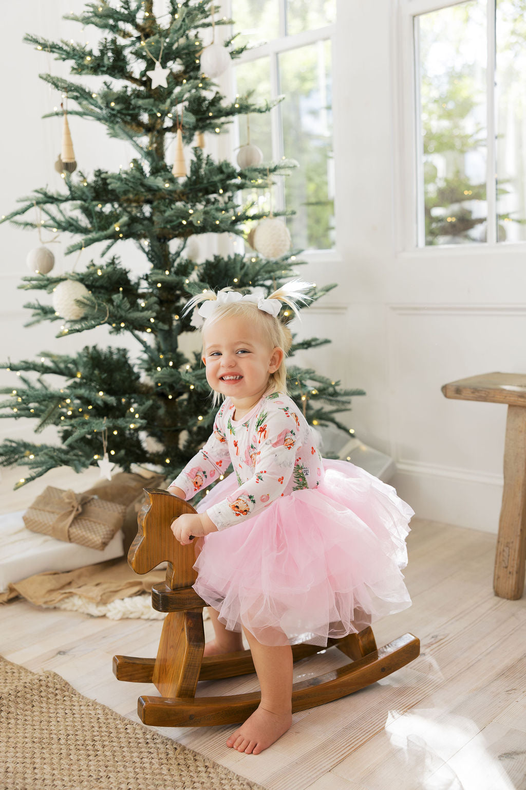 Pink Christmas tutu dress