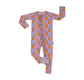 Citrus Summer- Zip Up Footie