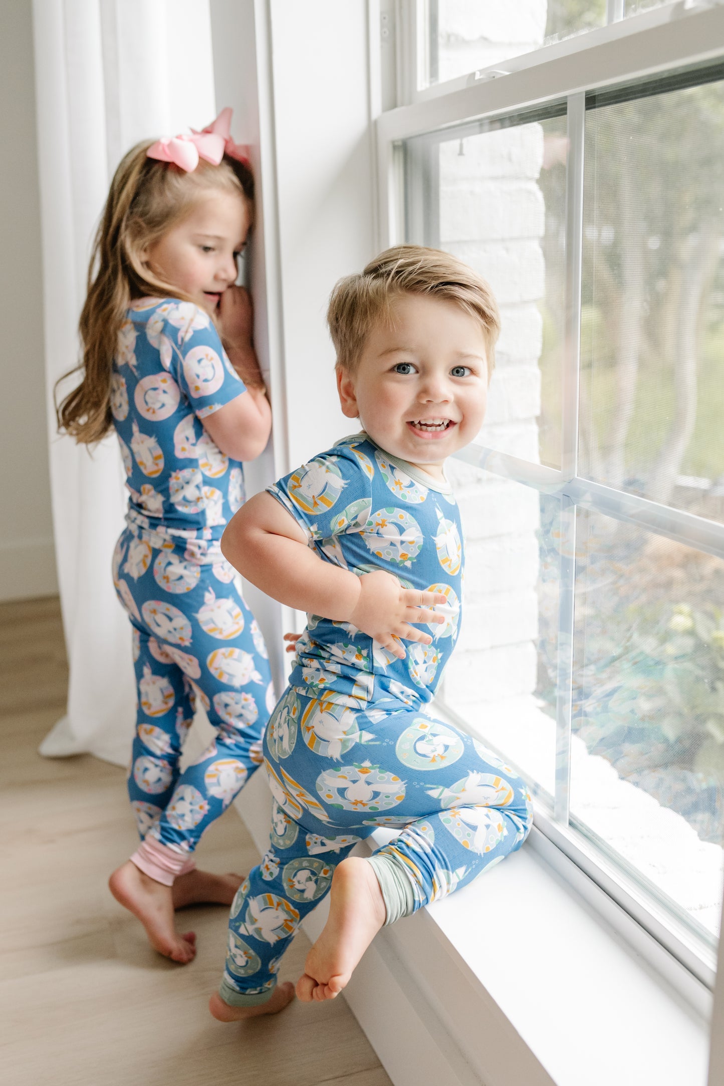 Pool Side Geese- Boys 2 piece set