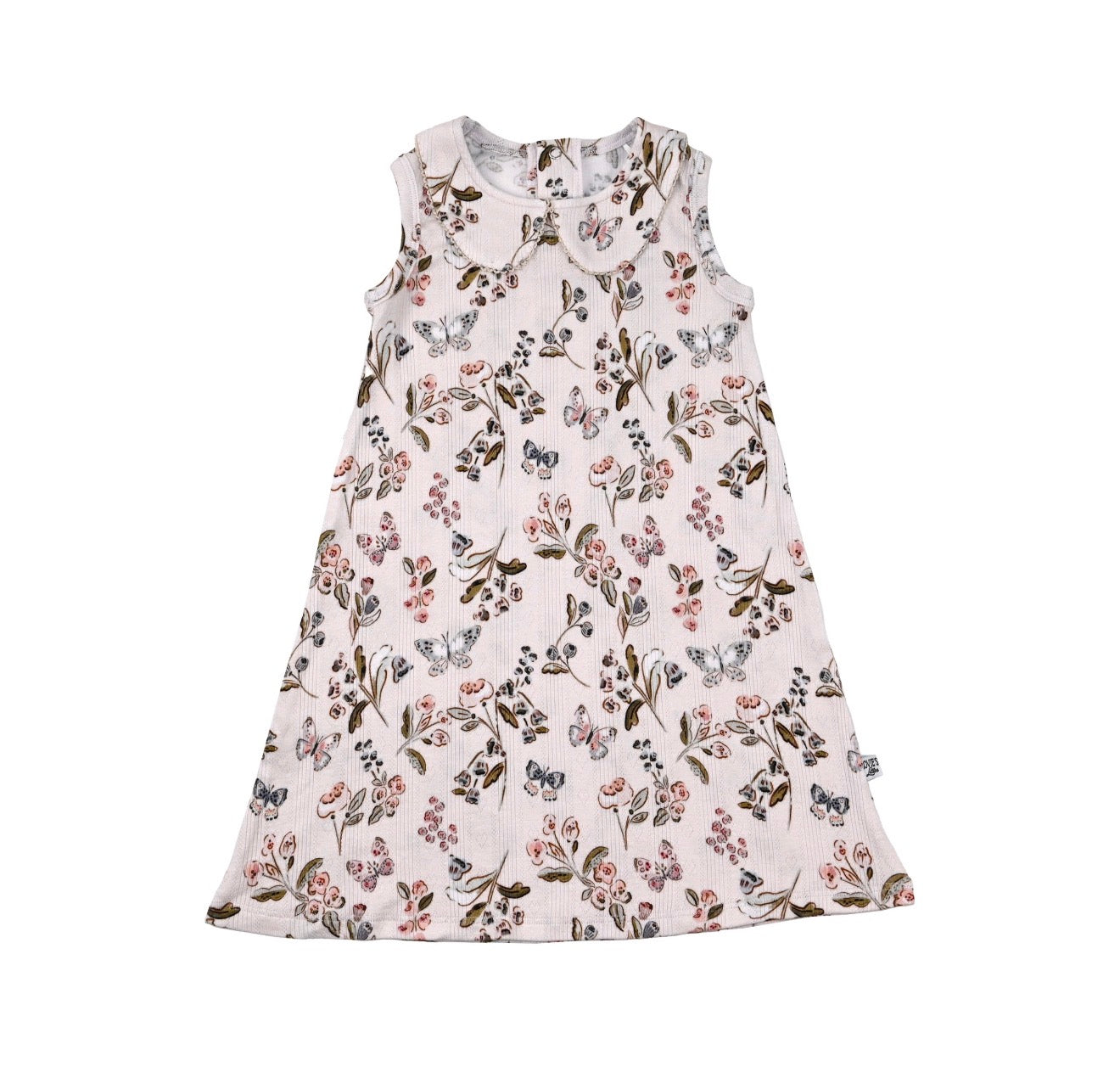 Pointelle Girlie Garden - Collared Dress