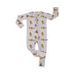 Game Day Goldens- Zip Up Footie