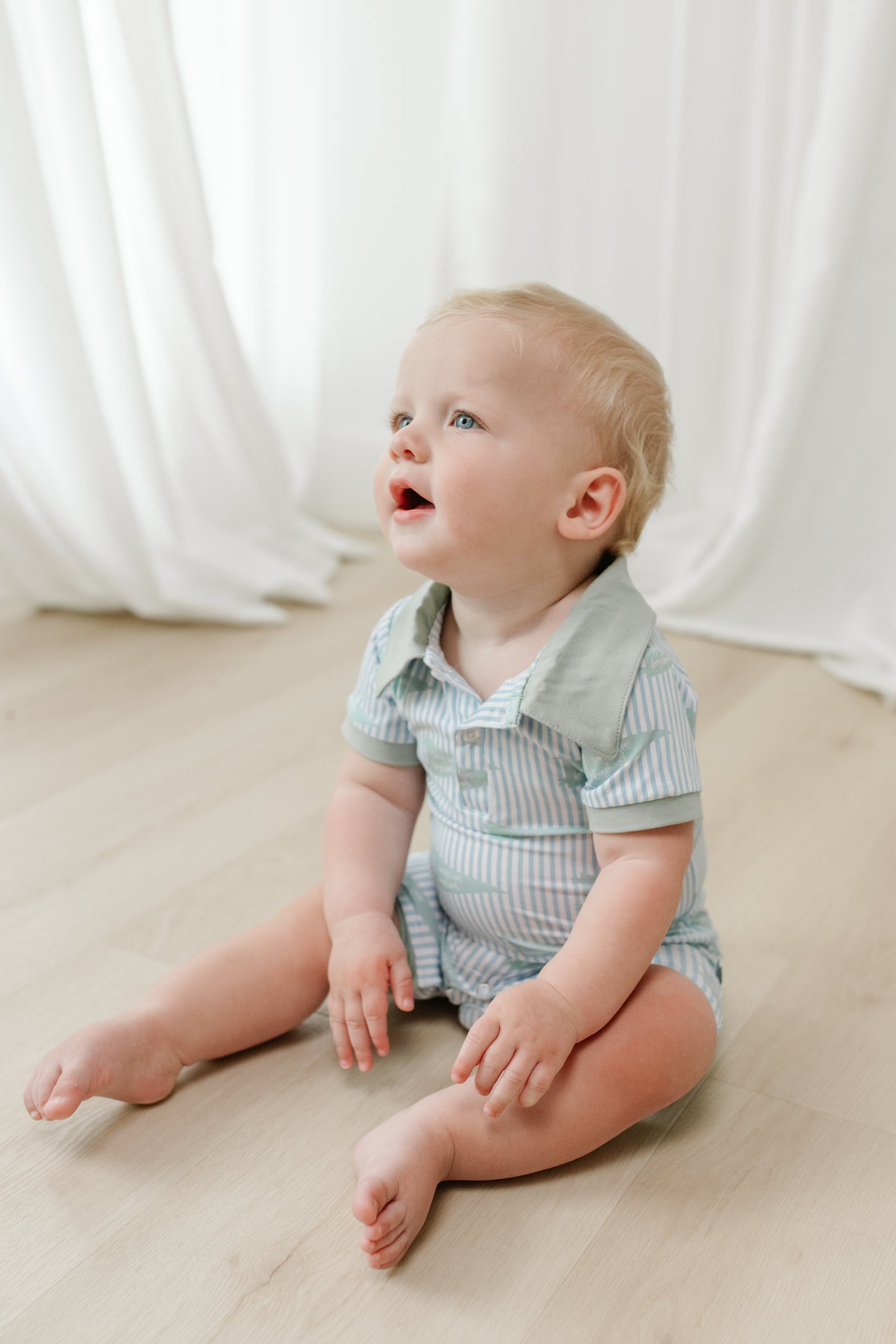 Long Live Boyhood- boys polo romper