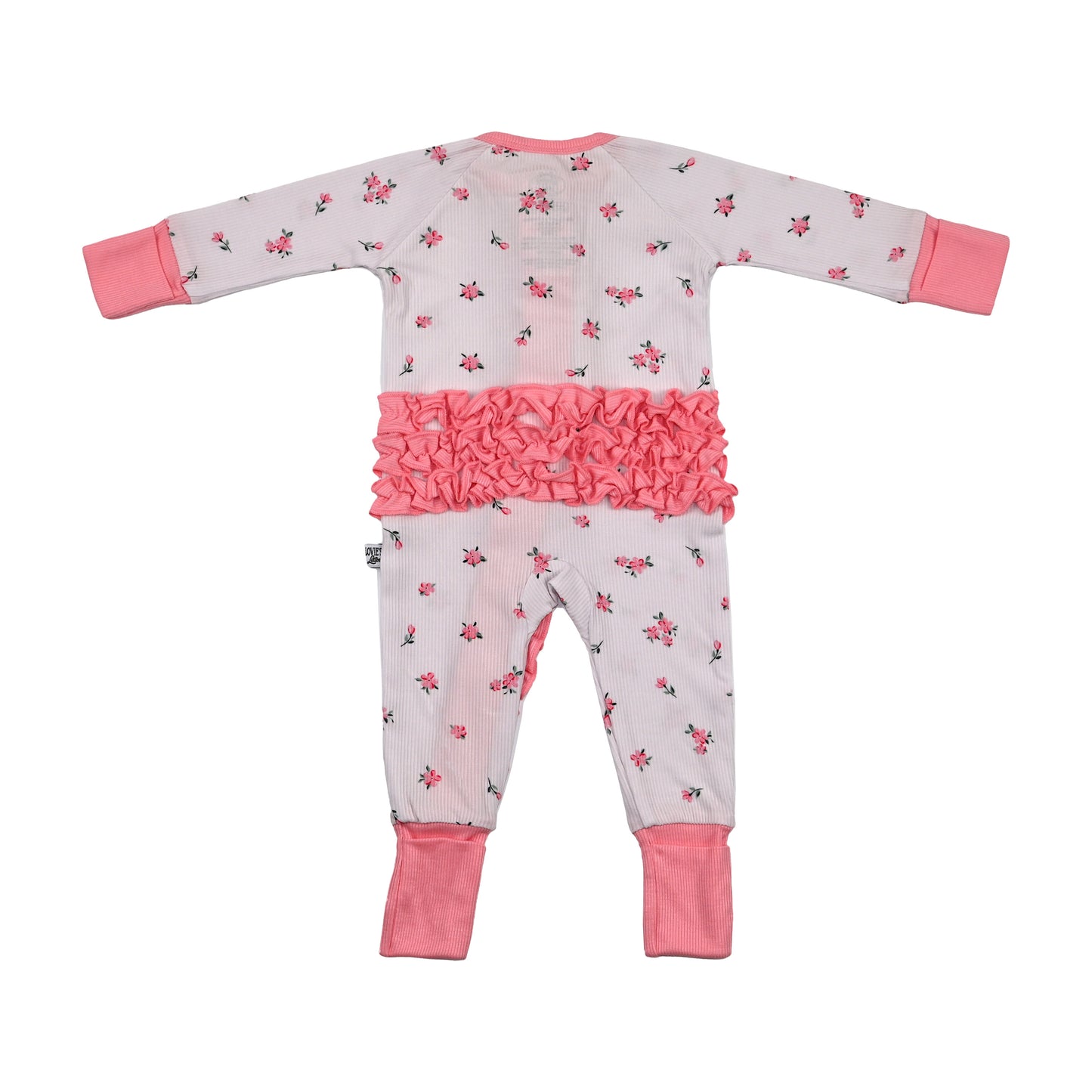Floral Zip up Footie