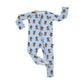 Ballpark Bears- Zip Up Footie