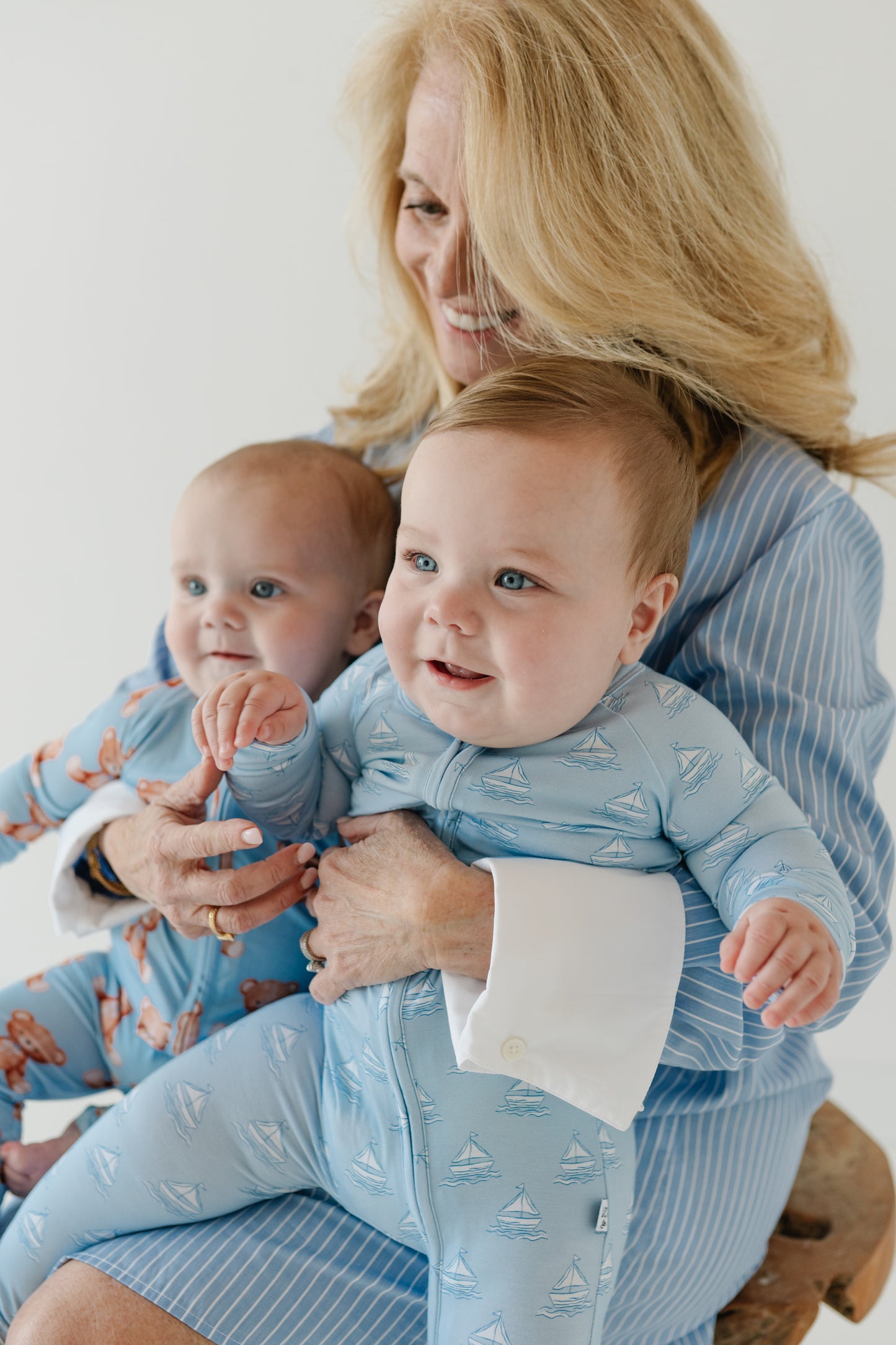 Sail Boats - Zip Up Footie