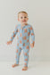 Blue Bears - Zip Up Footie