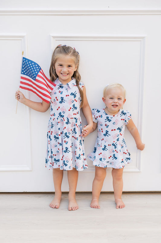 Star-Spangled Sweetheart Twirl Dress