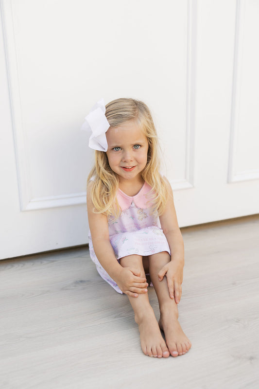 Thank Heaven for Little Girls- Collared Dress