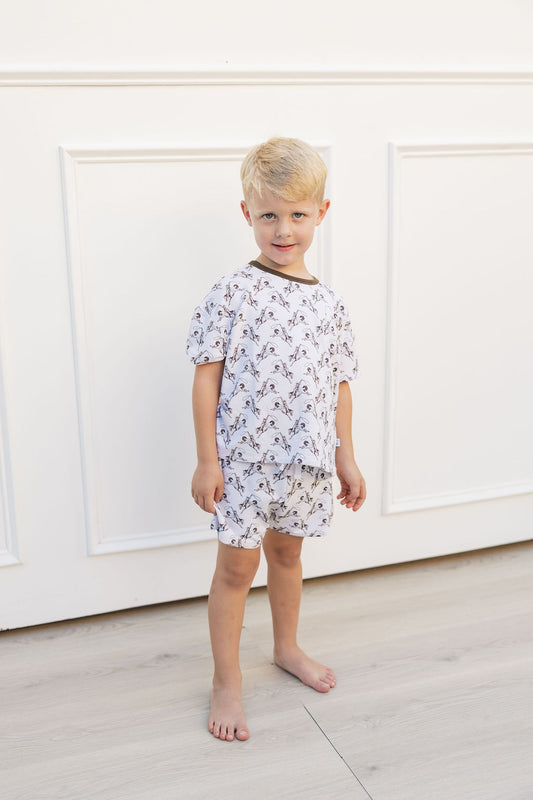 Little Wrangler- shirt/shorts set