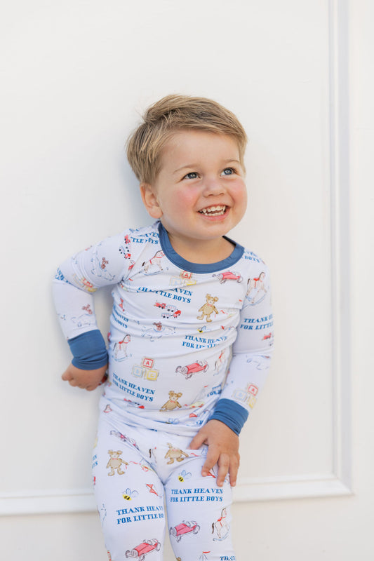Thank Heaven for Little Boys- 2 piece set
