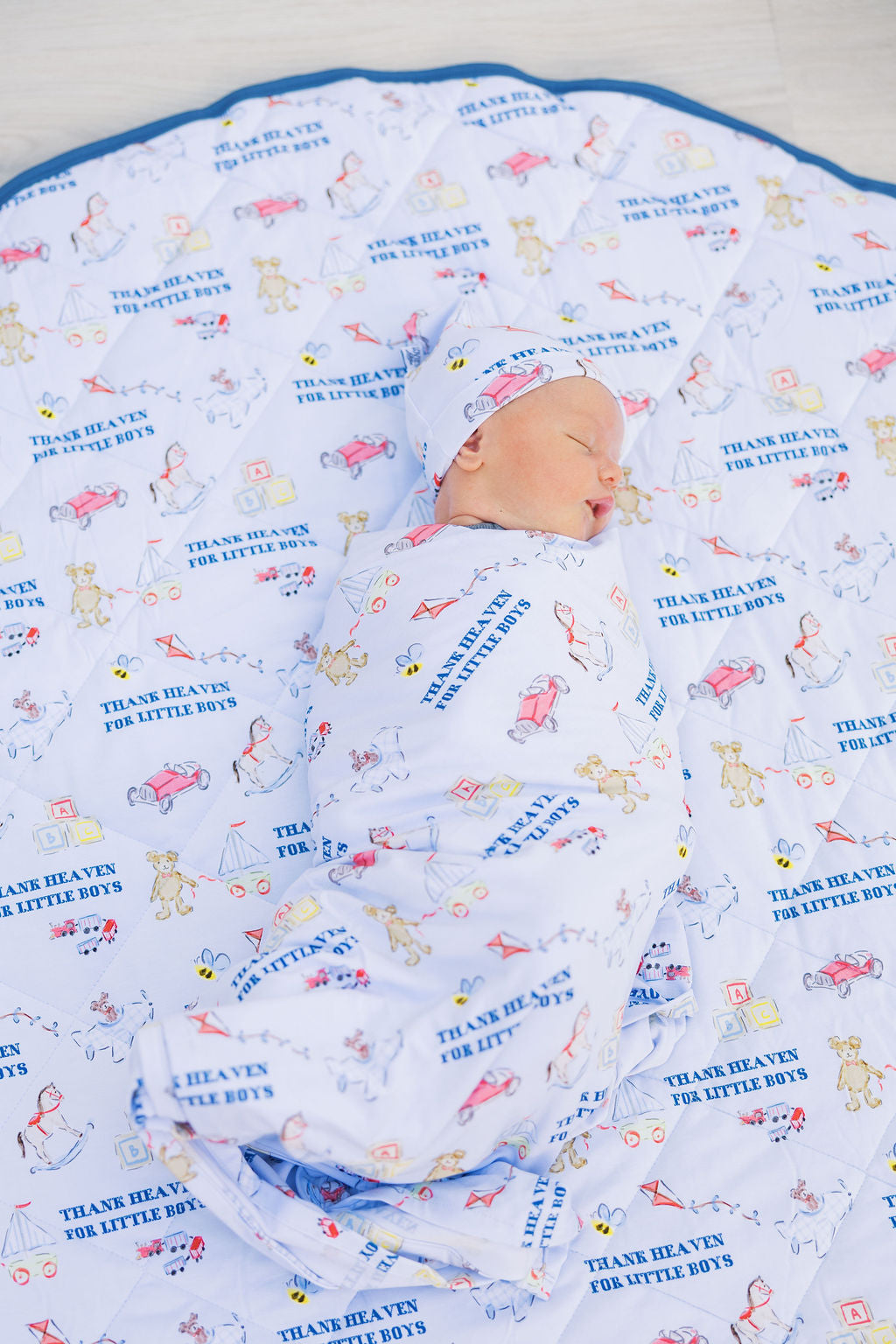 Thank Heaven for Little Boys- Playmat