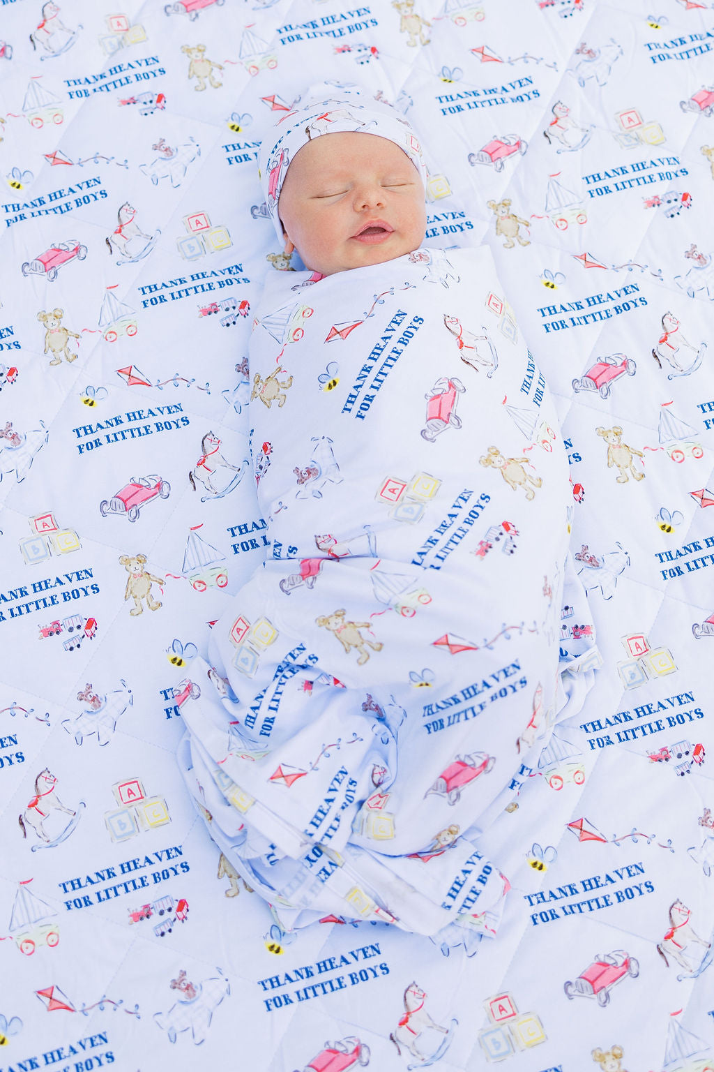 Thank Heaven for Little Boys- Playmat