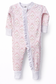Bunnies & Bows Zip up footie