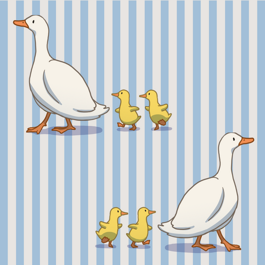 Duckies - Zip Up Footie
